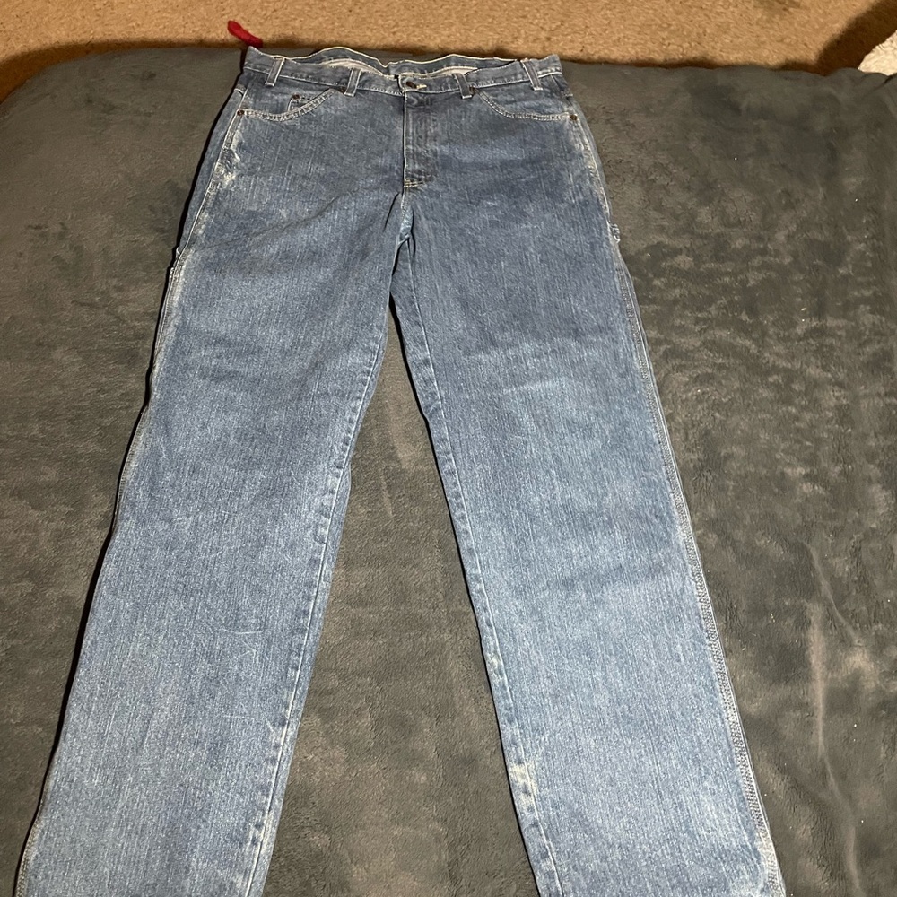Dickies Blue Straight Jeans Classic Fit